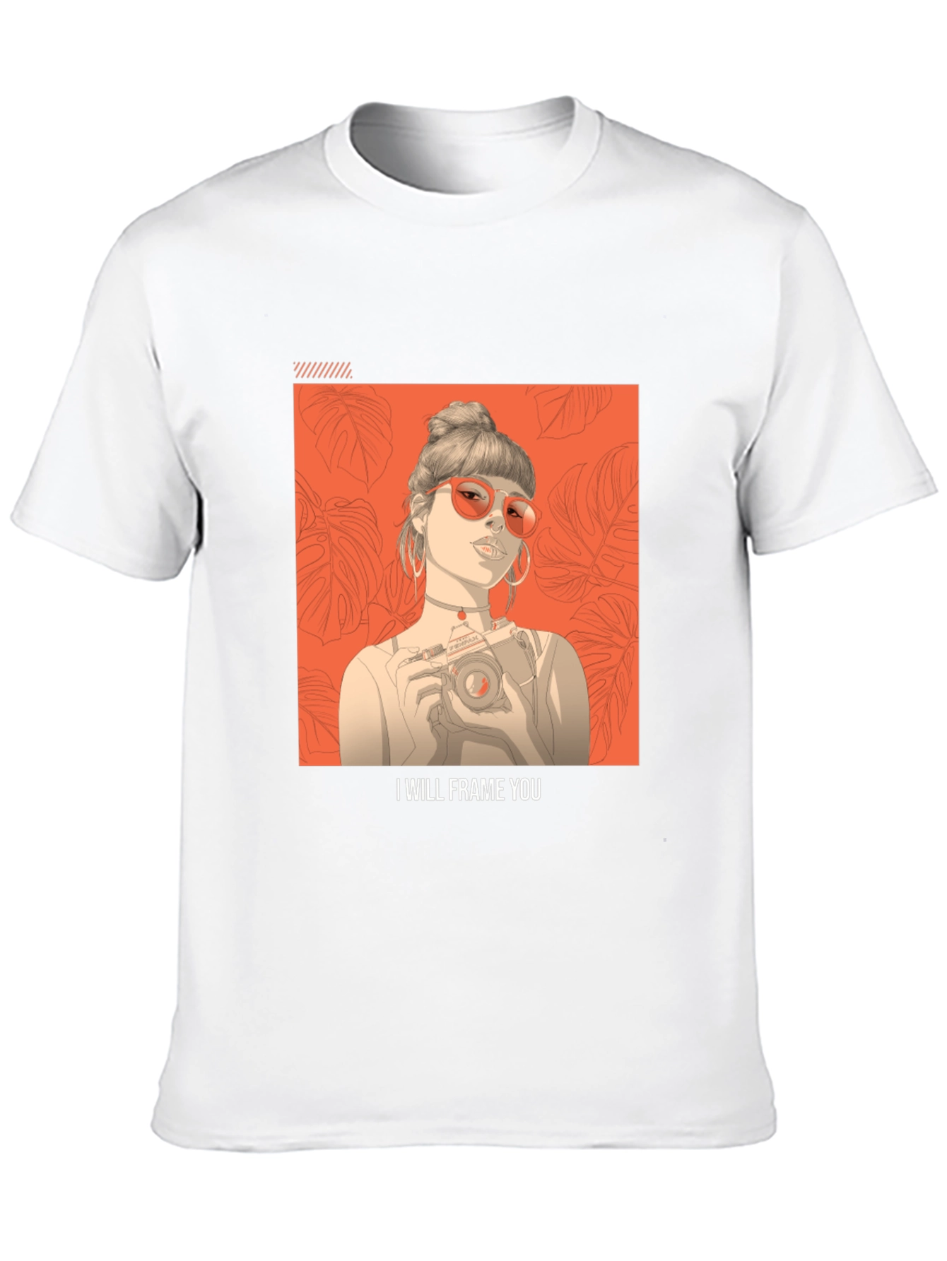 I Will Frame You Black Graphic Tee