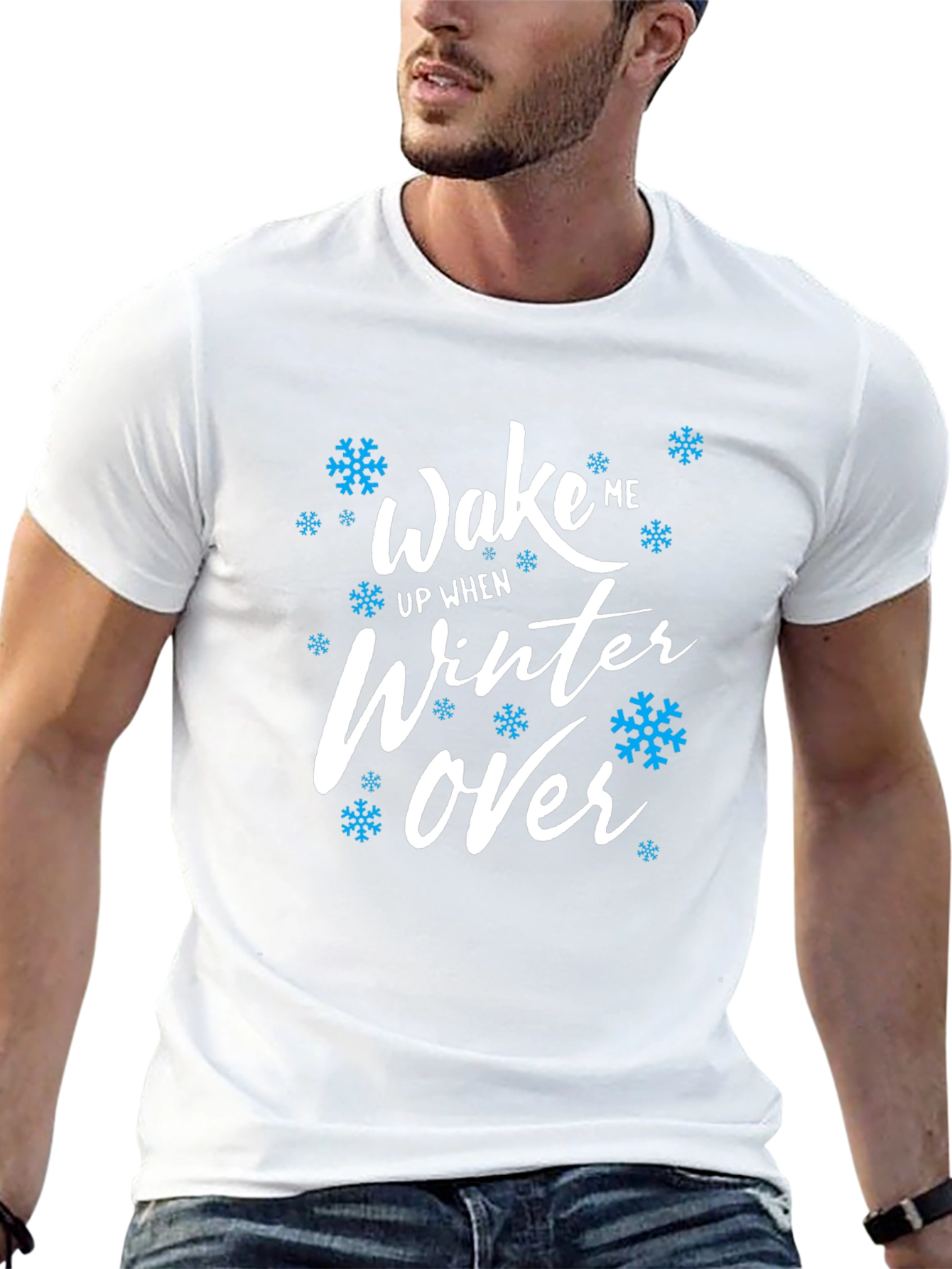 Wake Me Up When Winter Over Graphic Tee