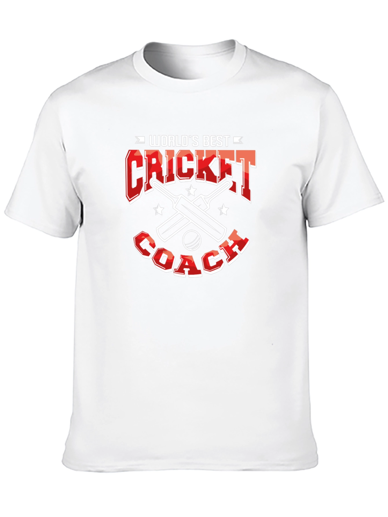 Worlds Best Cricket Coach T-Shirt - Black