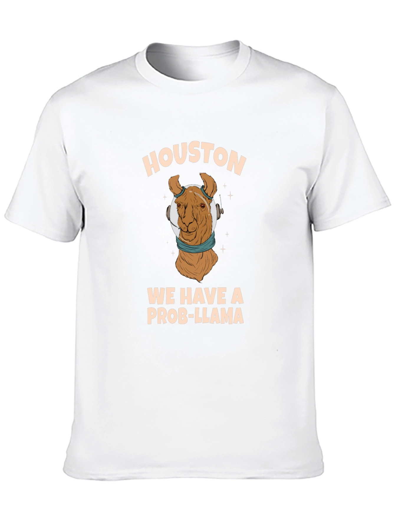 Houston We Have A Prob-Llama Graphic Tee
