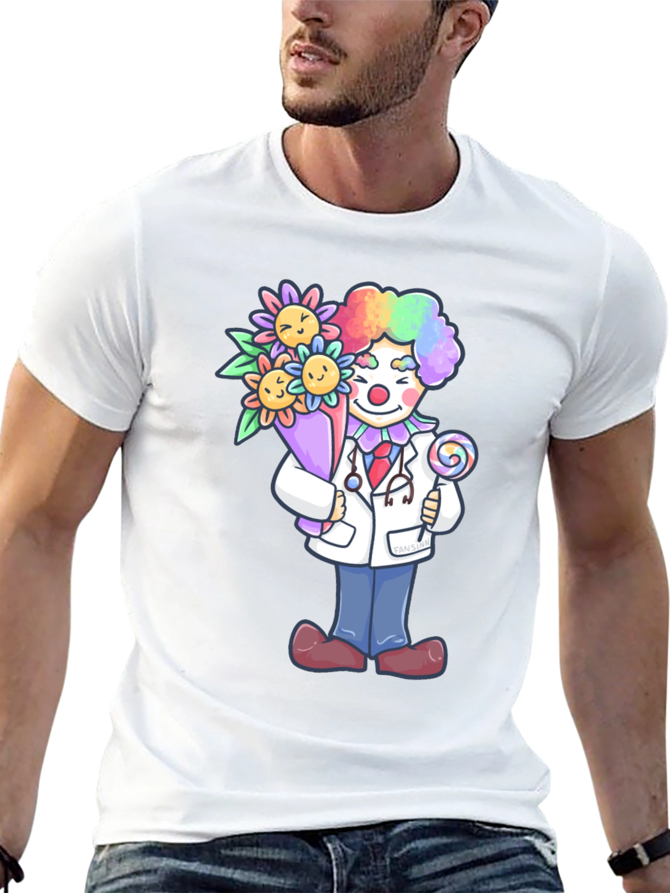Clown Doctor Graphic Tee - Funny Medical Shirt