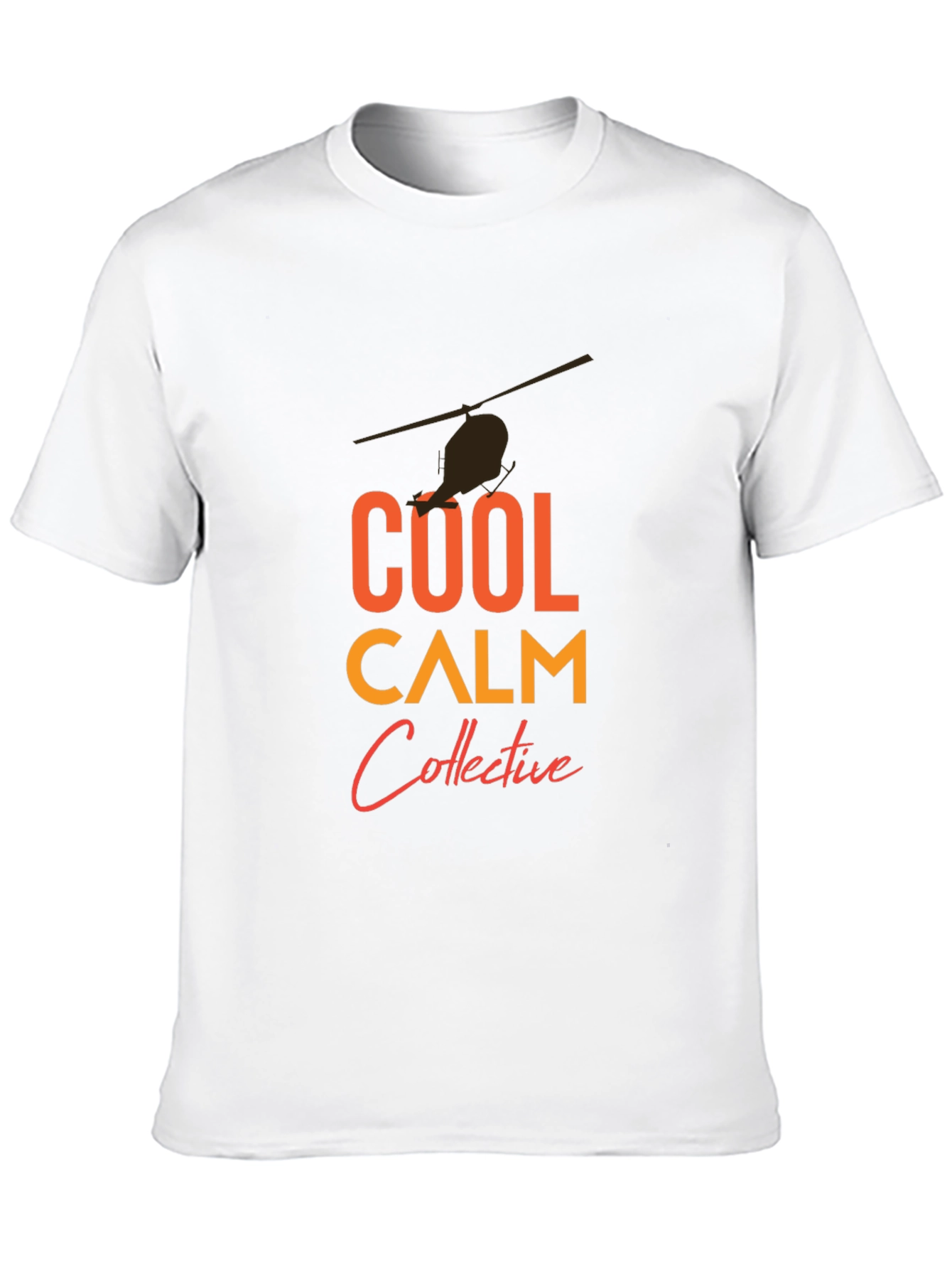 Cool Calm Collective T-Shirt - Helicopter Graphic