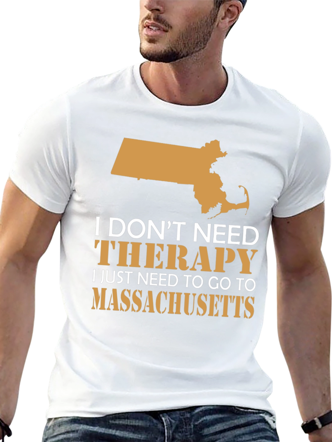 Massachusetts Therapy T-Shirt - State Pride Tee
