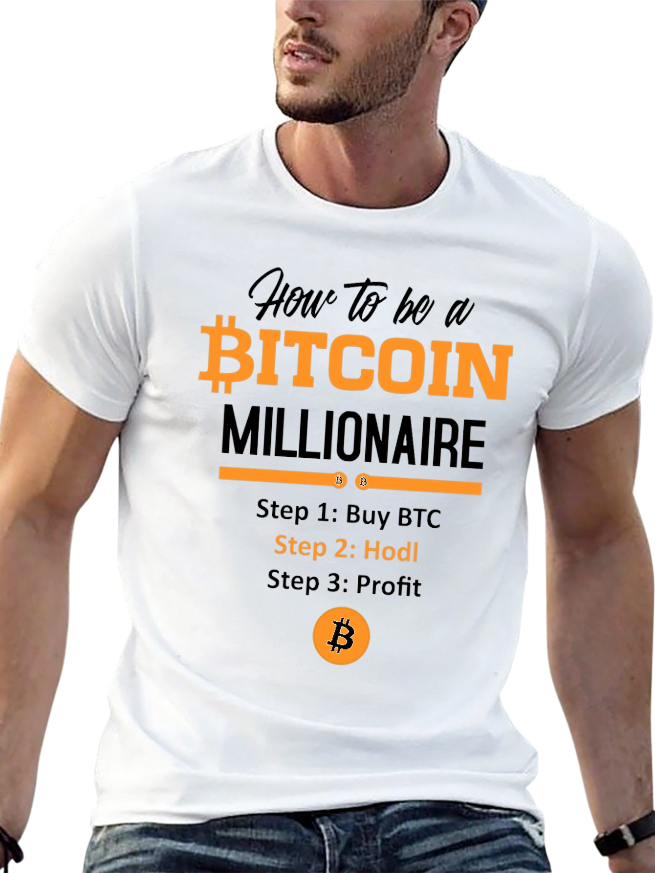 Bitcoin Millionaire T-Shirt - Hodl Crypto Tee