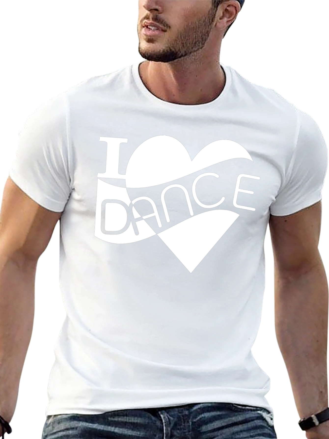 I Heart Dance Graphic Tee - Stylish Black T-Shirt