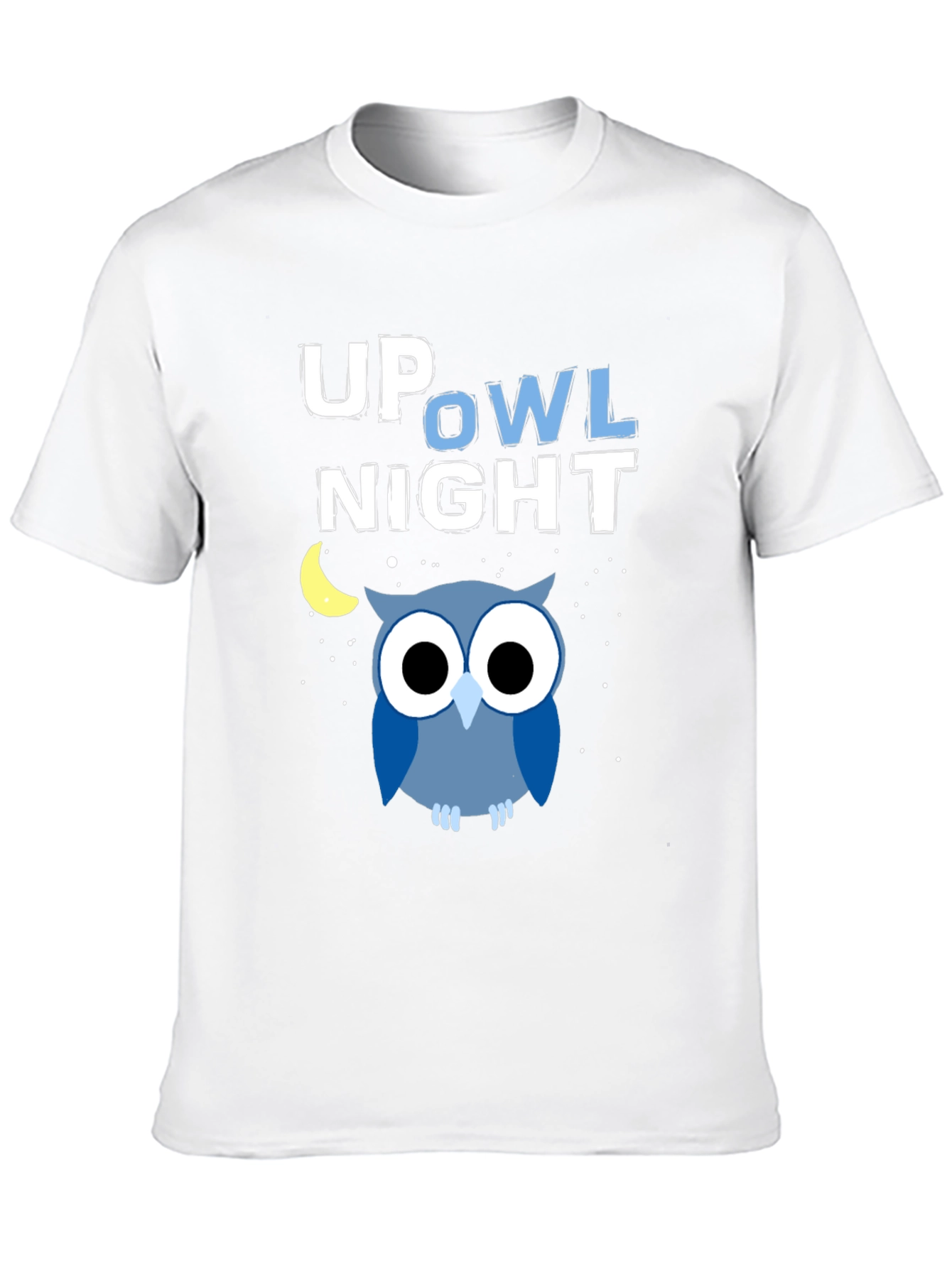 Up Owl Night Graphic T-Shirt