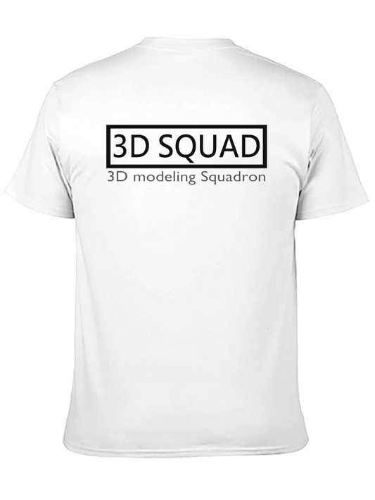 3D Squad Graphic T-Shirt - Modeling Squadron Crew Tee