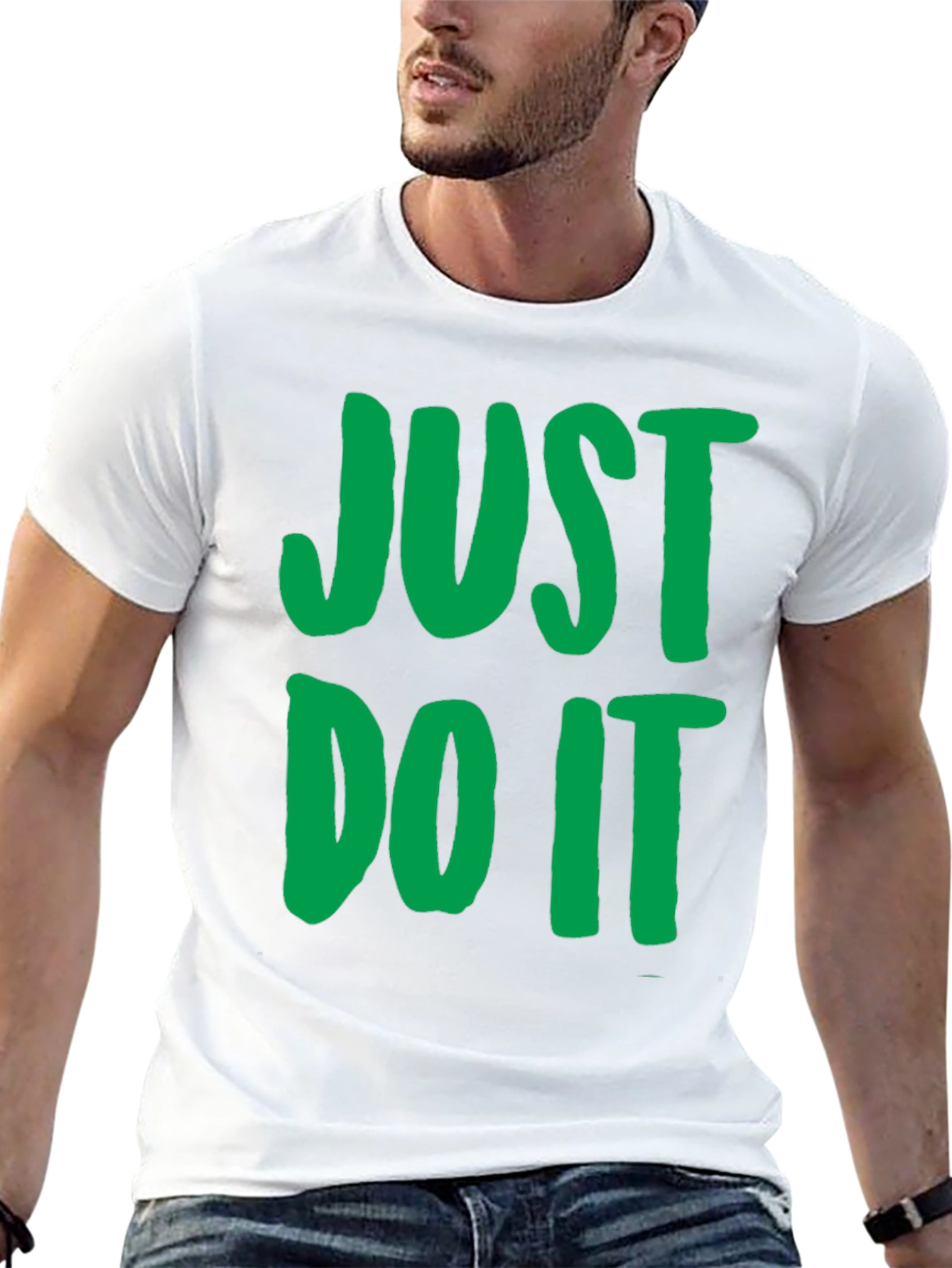 Just Do It Graphic Tee - Black T-Shirt