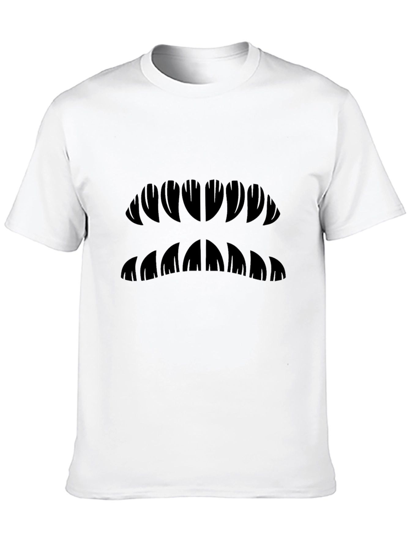 Graphic Jaw Design Black T-Shirt