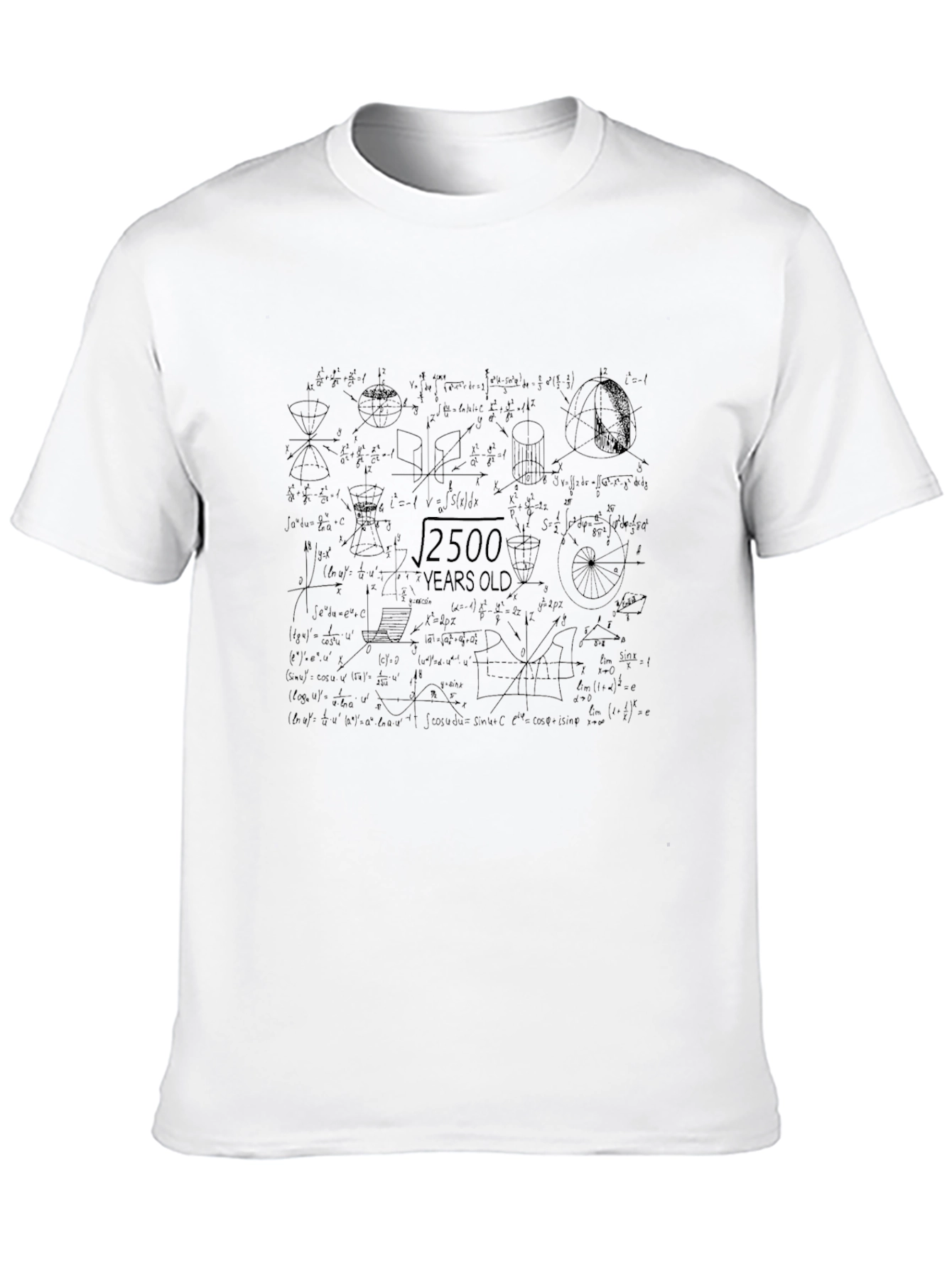 Square Root of 2500 Years Old Math T-Shirt