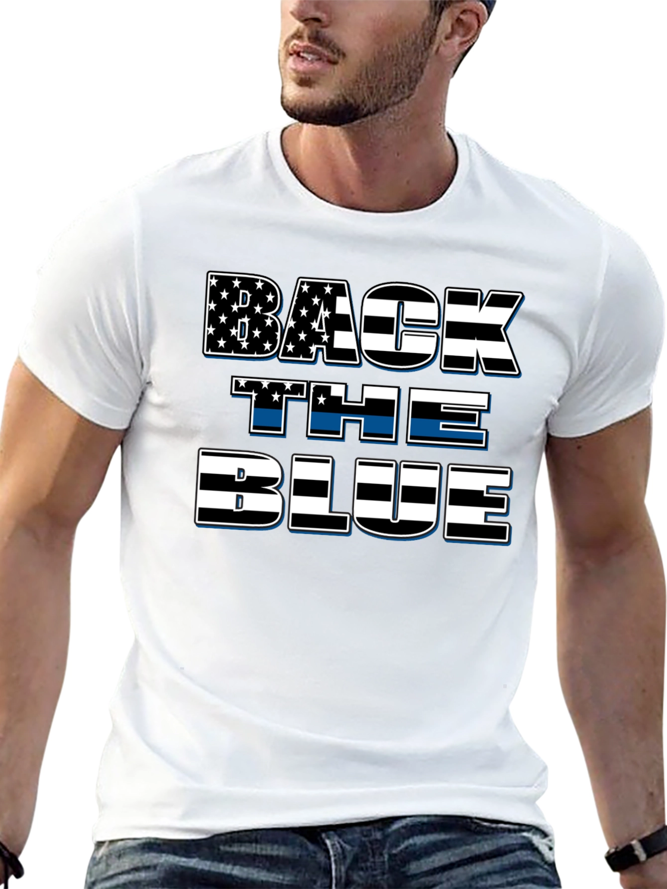 Back The Blue Patriotic T-Shirt