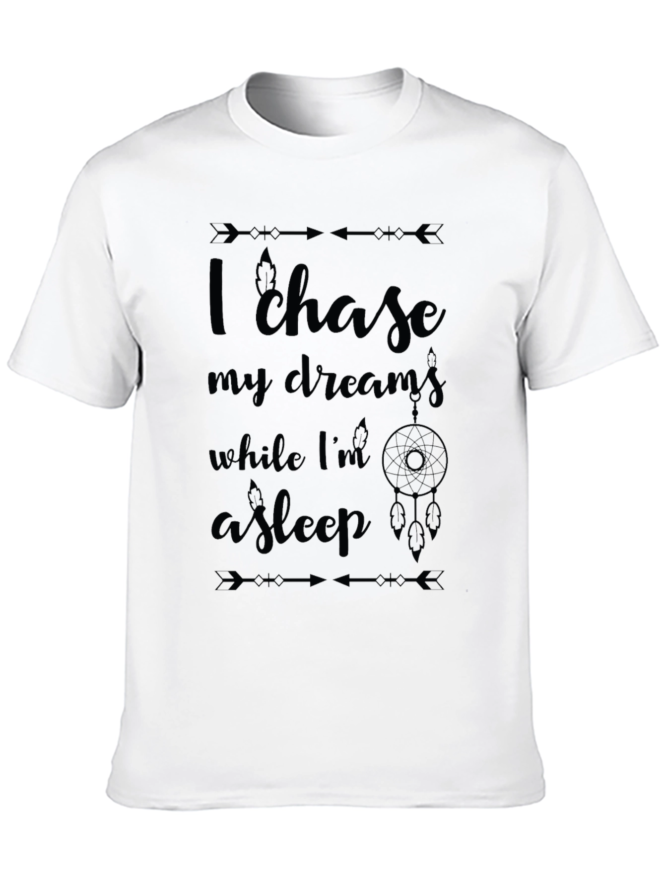 Dream Chaser Black Graphic Tee