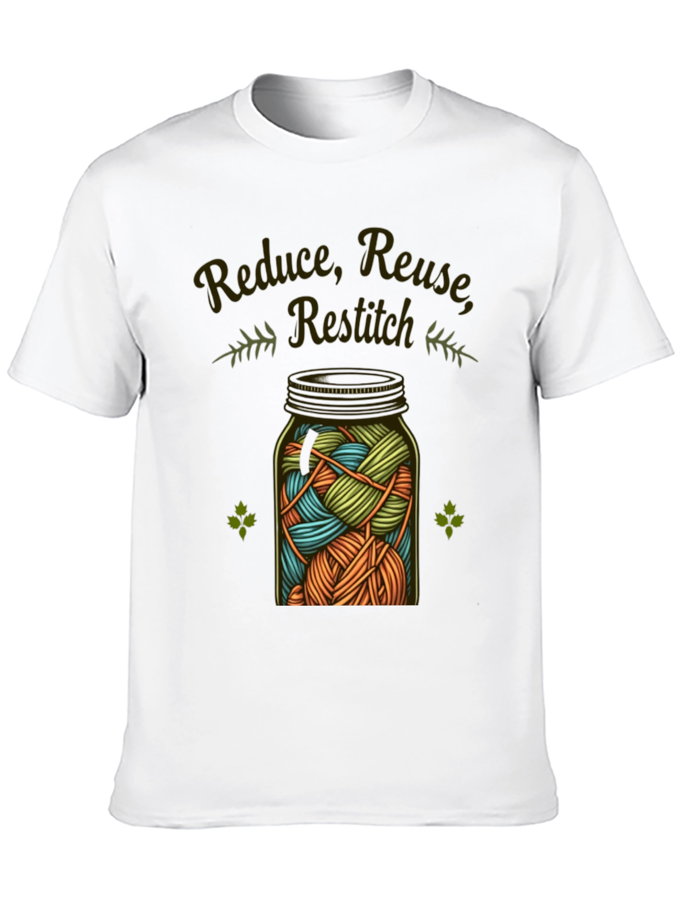 Reduce Reuse Restitch Black T-Shirt