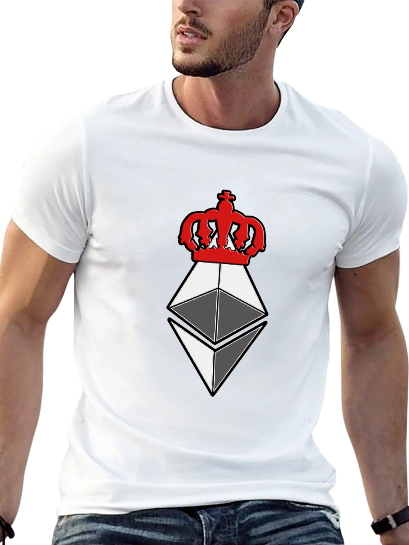Ethereum King T-Shirt - Crypto Crown Tee