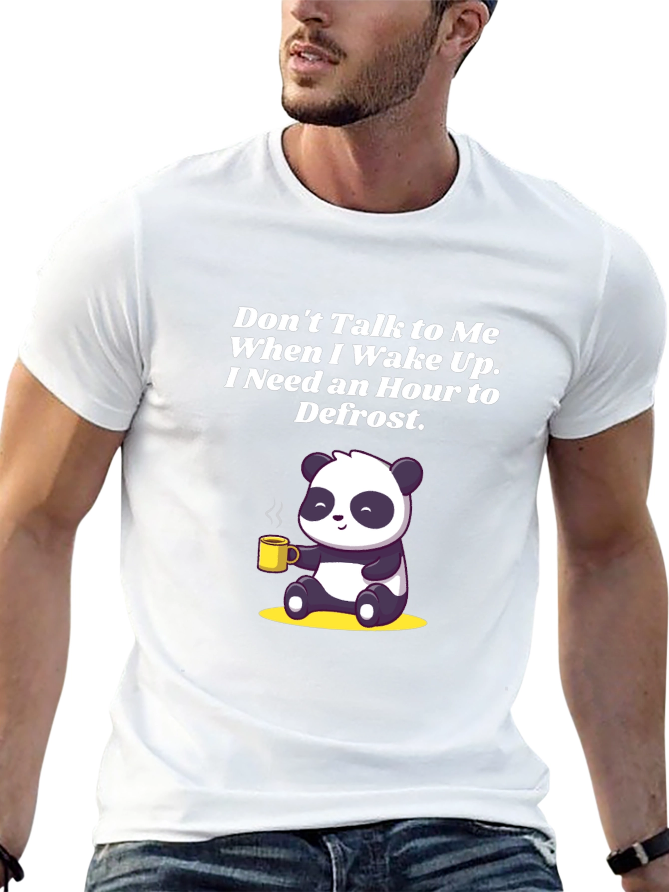 Funny Panda Coffee T-Shirt: Dont Talk to Me