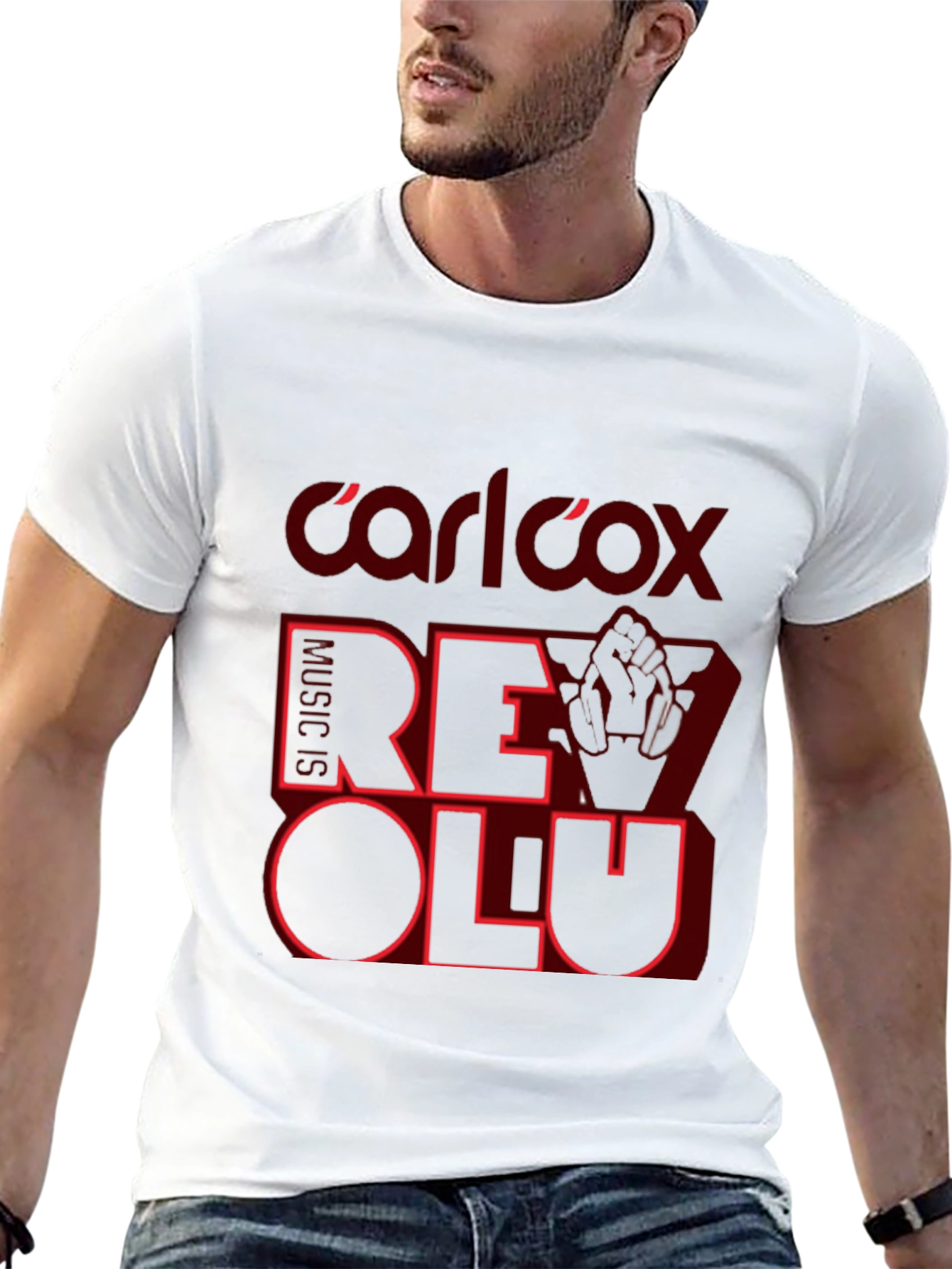 Carl Cox Revolution Black T-Shirt Music Lover