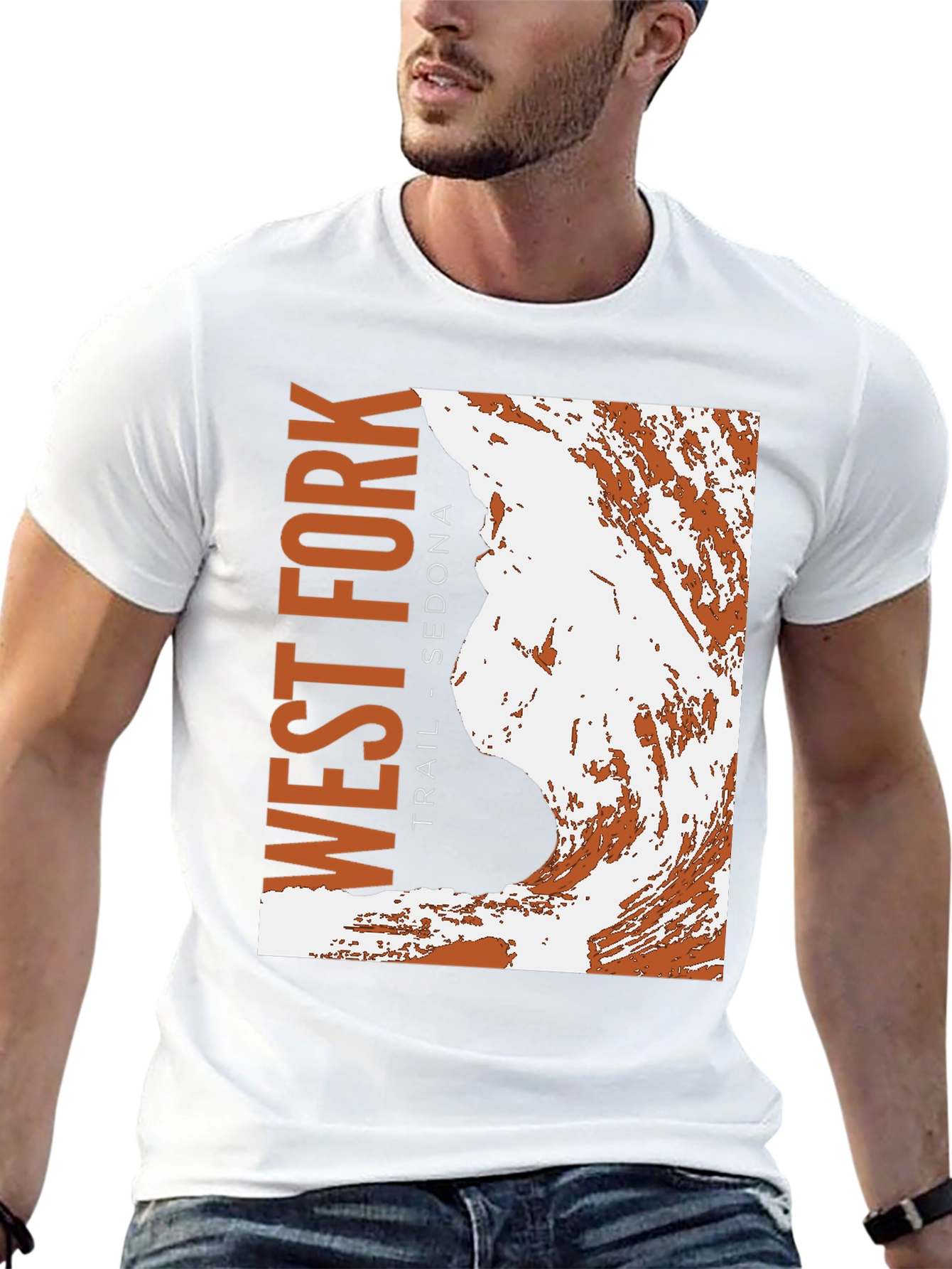 West Fork Trail Sedona Black Graphic T-Shirt