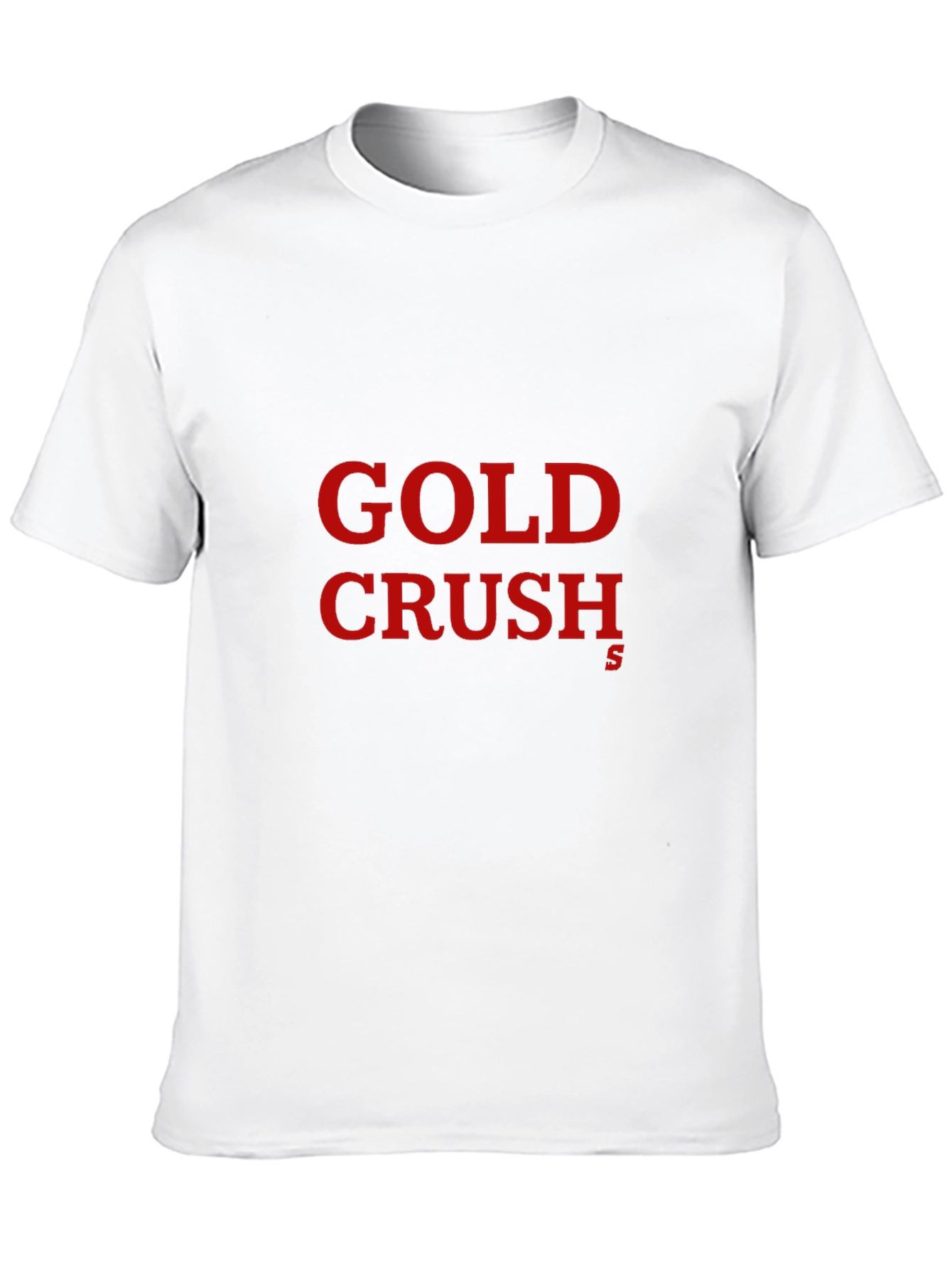 Gold Crush Graphic Tee - Trendy Casual Style
