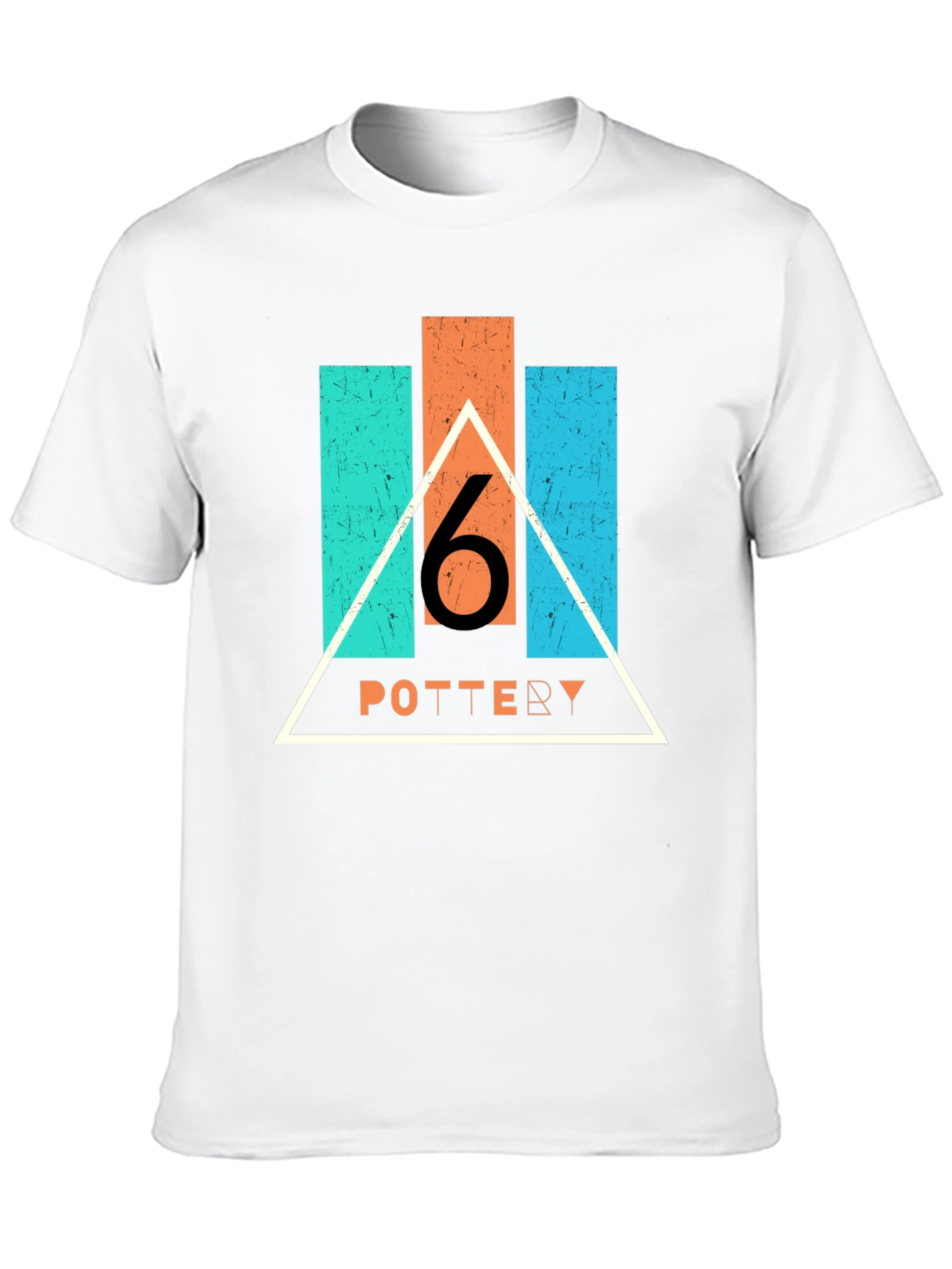 Pottery Triangle Graphic T-Shirt