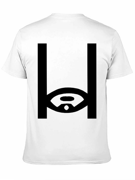 Abstract Graphic Black T-Shirt