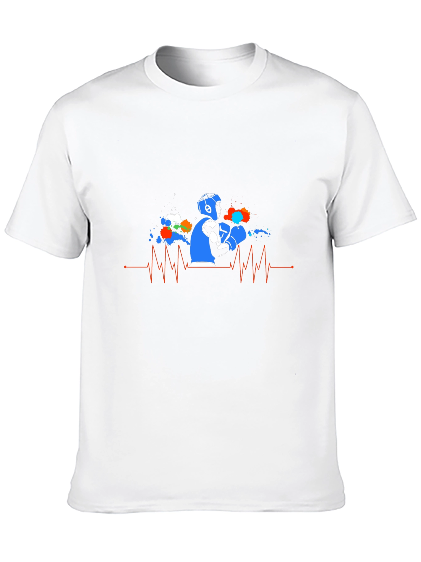 Heartbeat Graffiti Artist Graphic T-Shirt