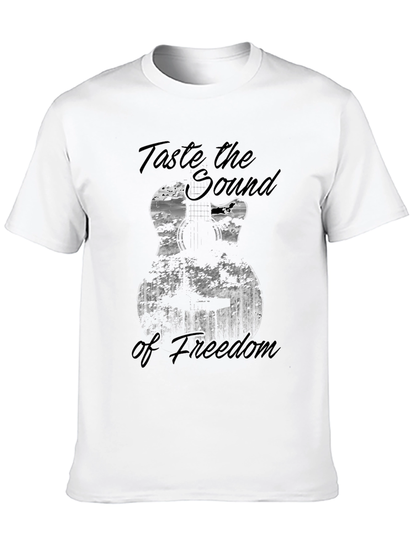Taste of Freedom Guitar Graphic T-Shirt