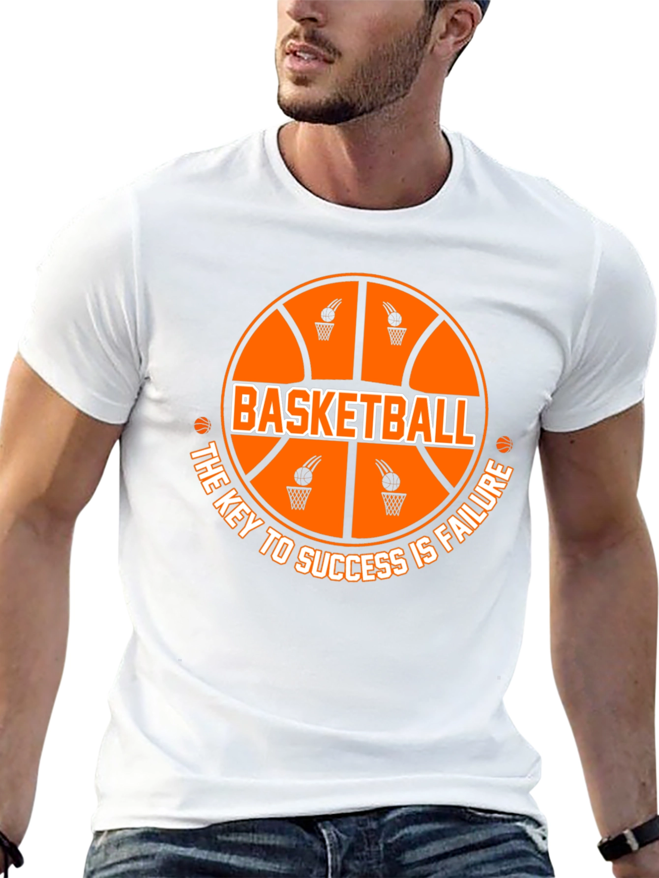Basketball Success Graphic T-Shirt - Stylish & Motivational