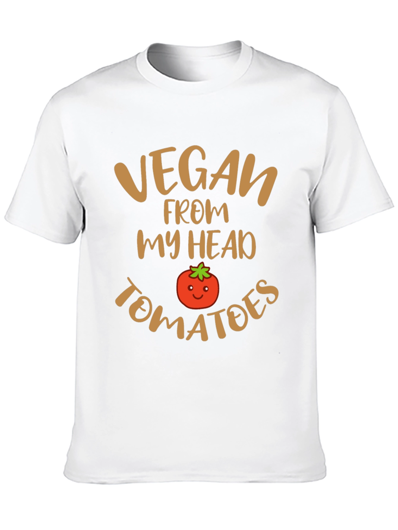 Vegan From My Head Tomatoes Graphic Tee