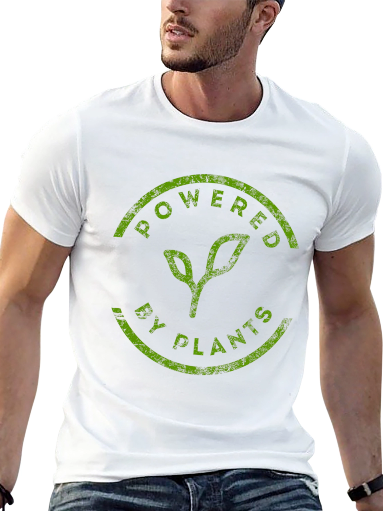 Powered By Plants Vegan Graphic T-Shirt
