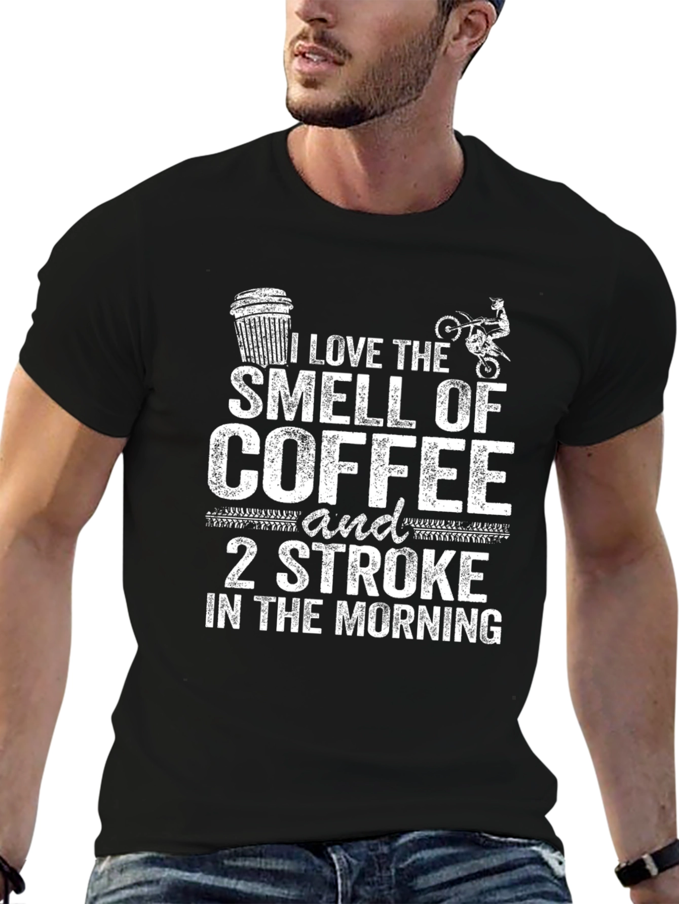 Coffee and 2 Stroke T-Shirt
