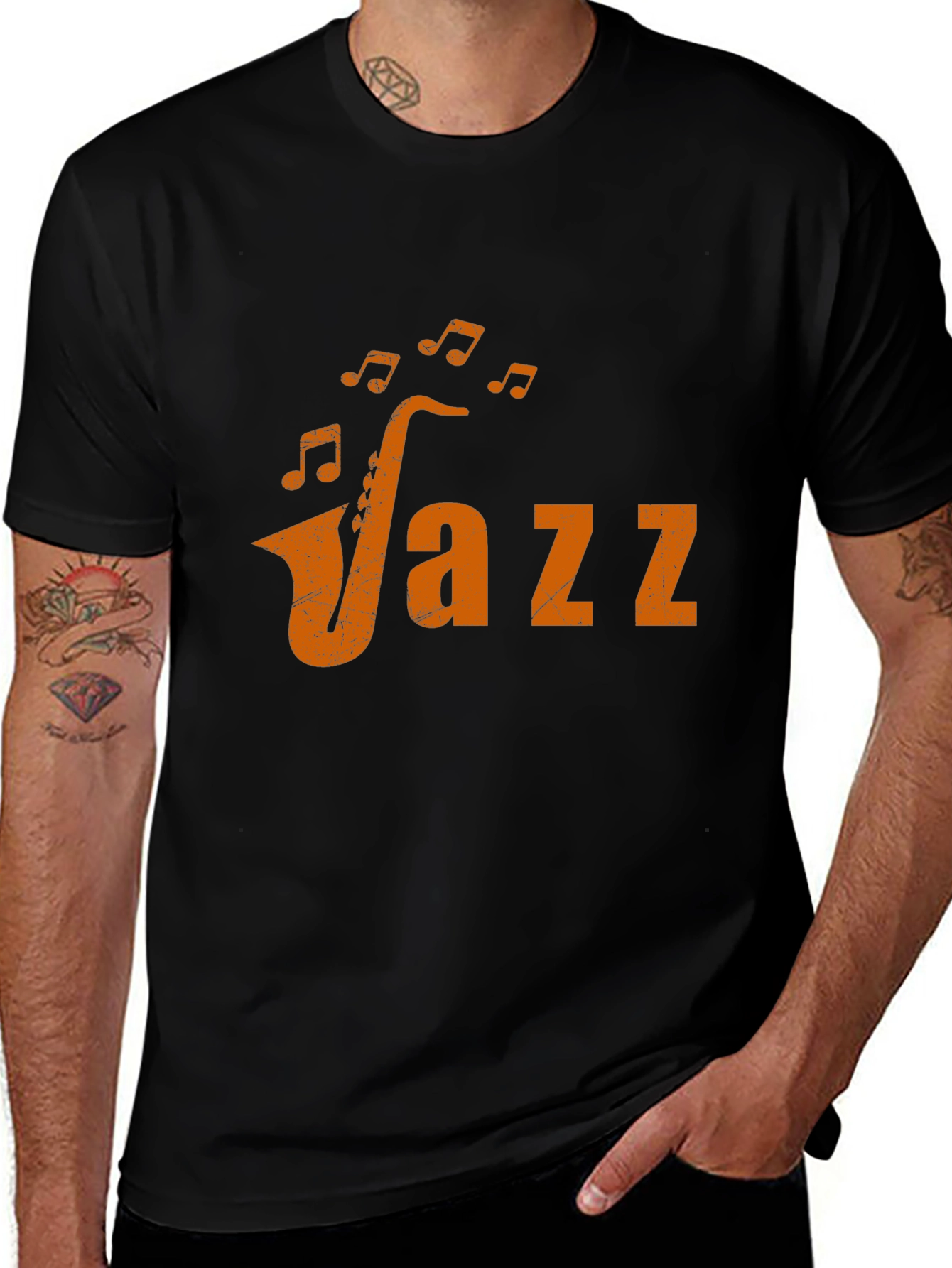 Jazz Saxophone T-Shirt - Music Lover Tee
