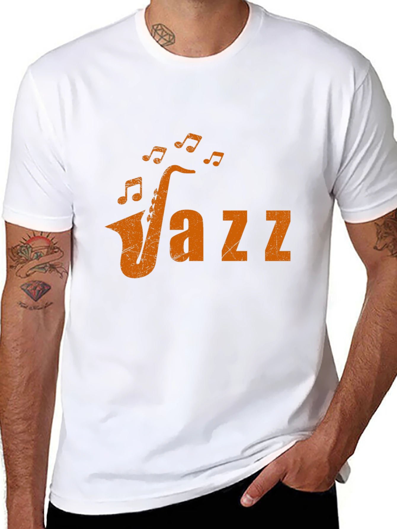 Jazz Saxophone T-Shirt - Music Lover Tee