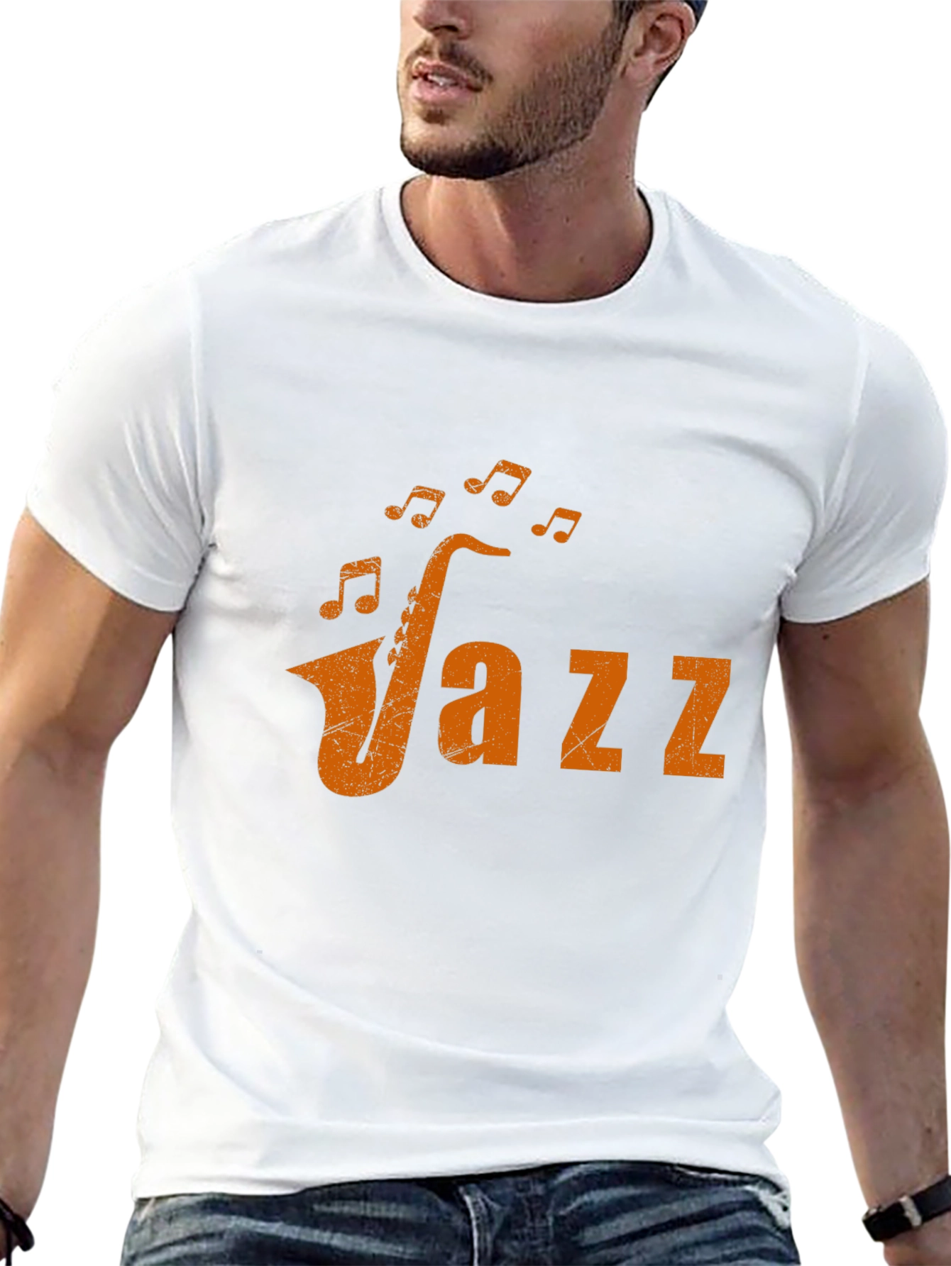 Jazz Saxophone T-Shirt - Music Lover Tee