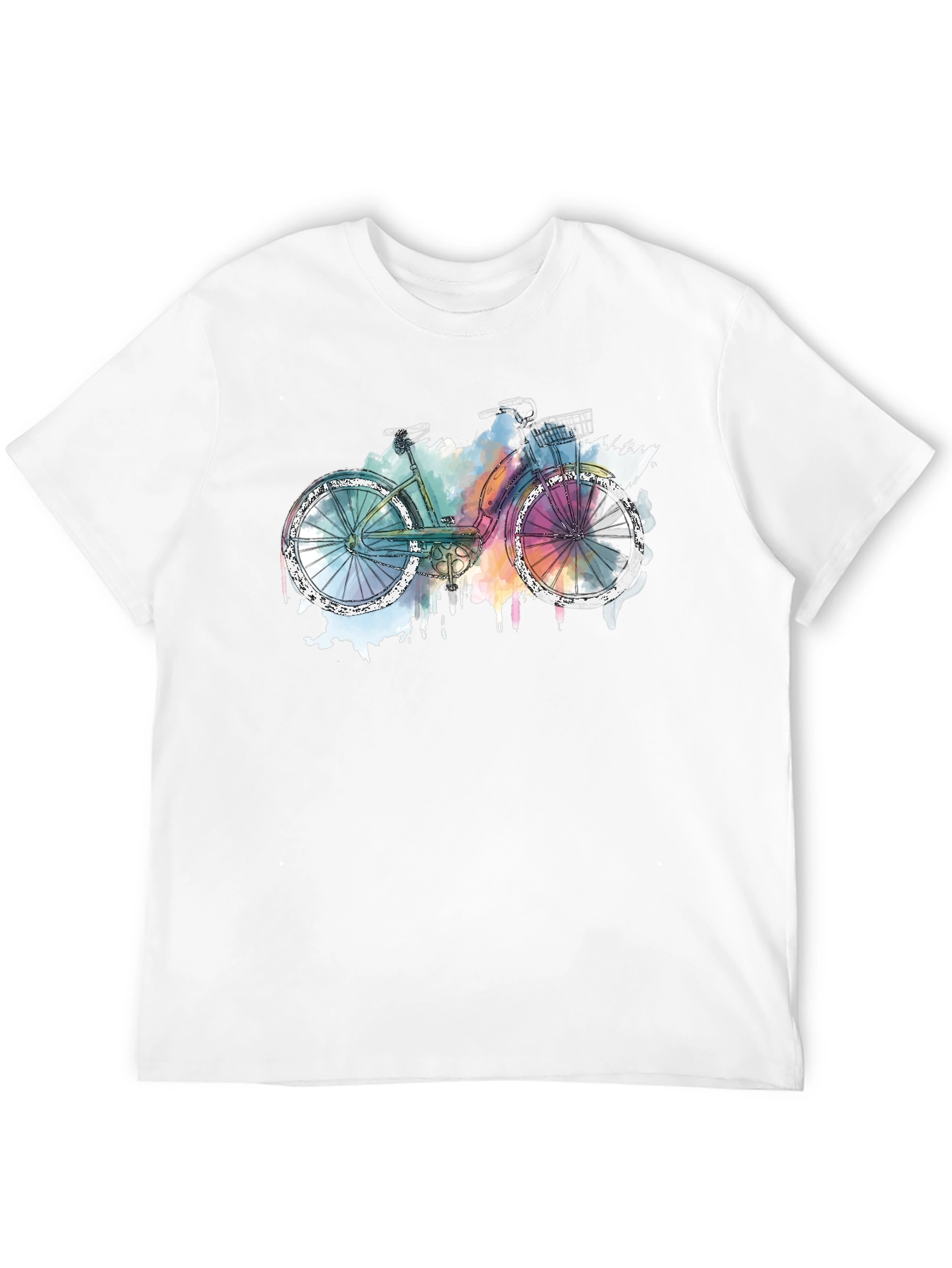Bicycle Graphic T-Shirt - Artistic Style