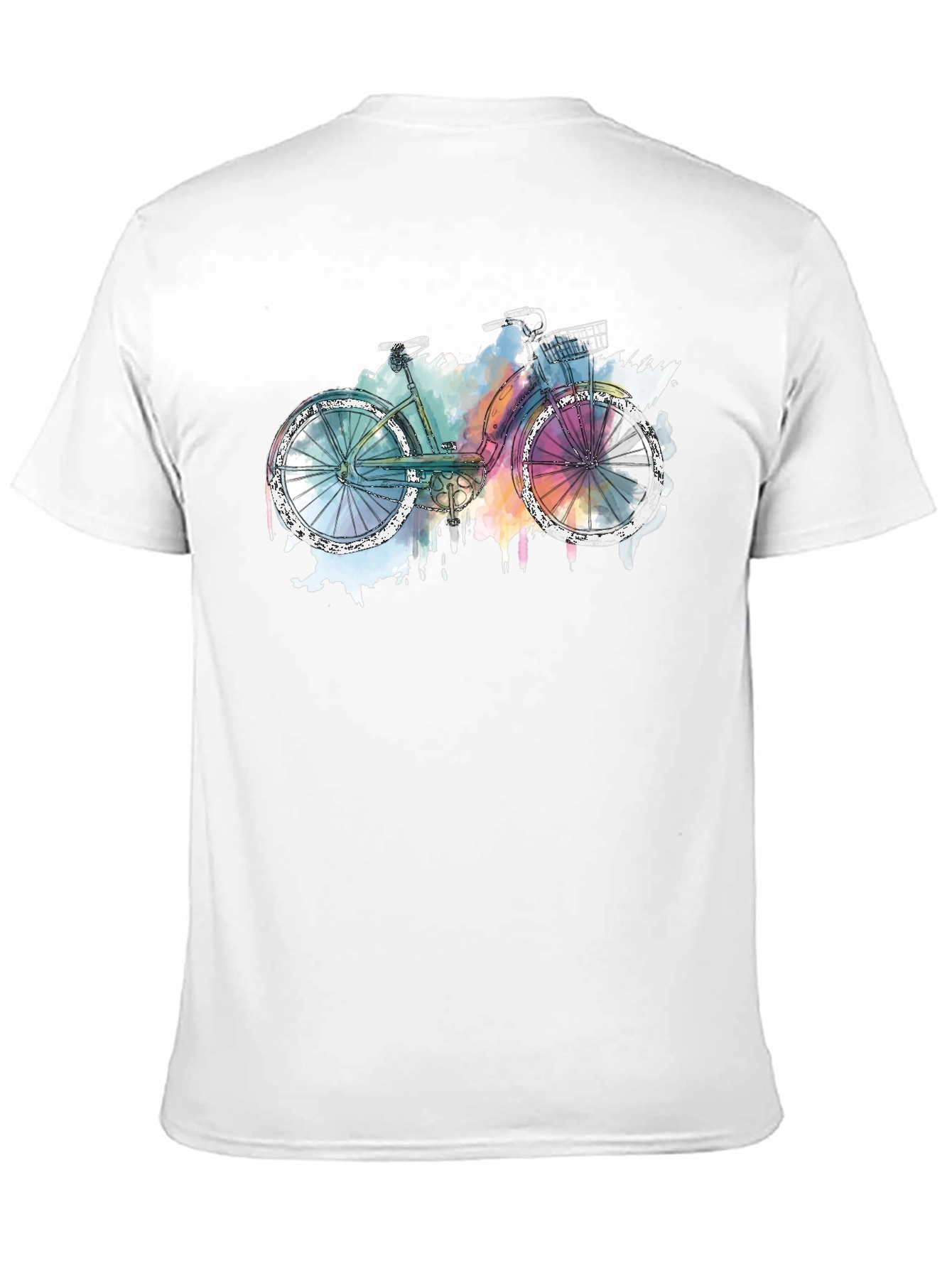 Bicycle Graphic T-Shirt - Artistic Style