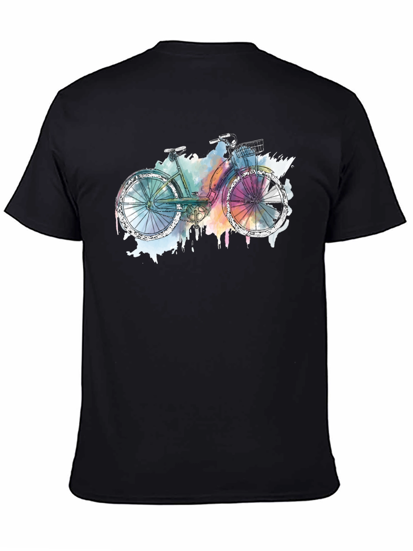 Bicycle Graphic T-Shirt - Artistic Style