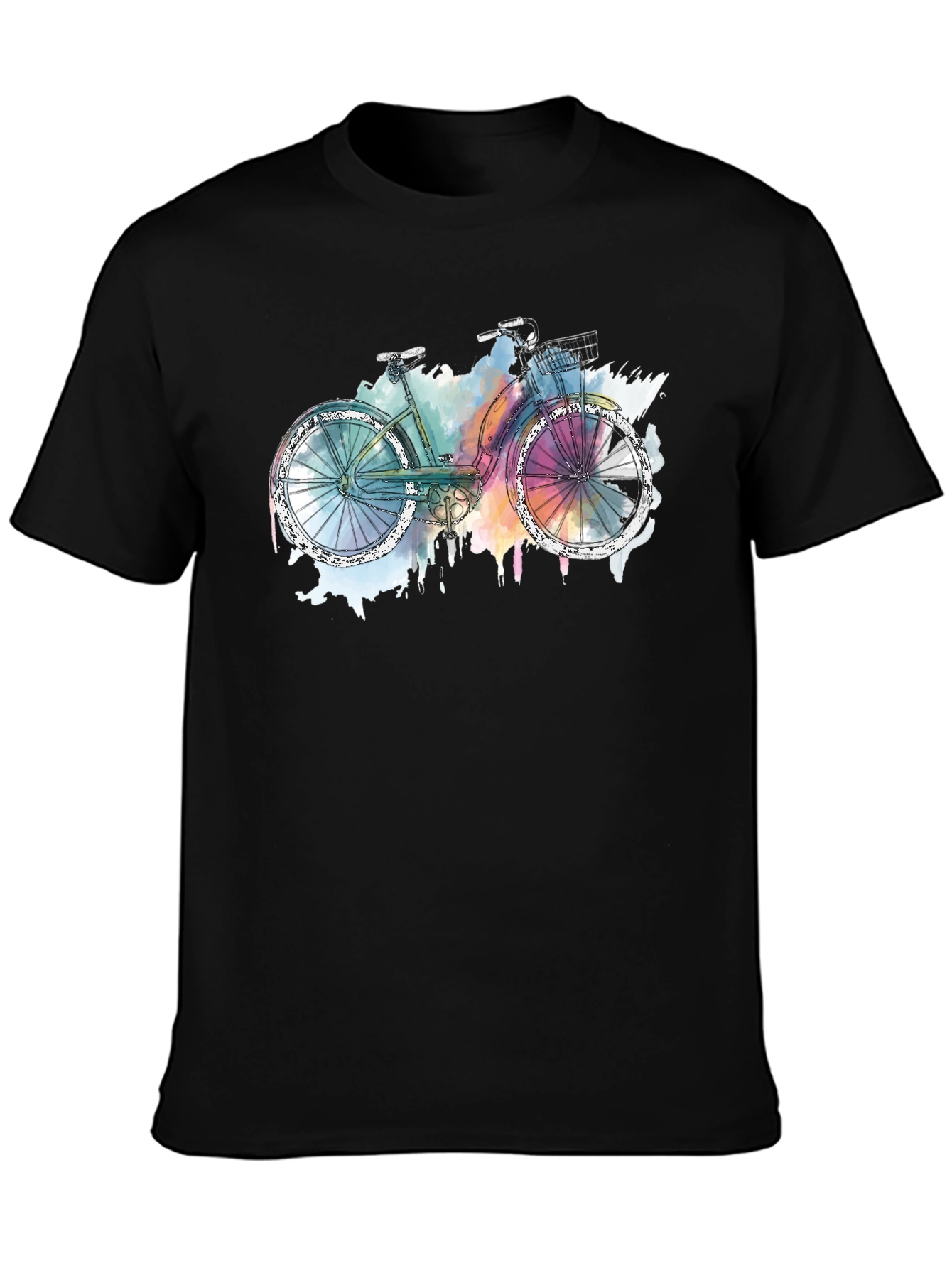 Bicycle Graphic T-Shirt - Artistic Style