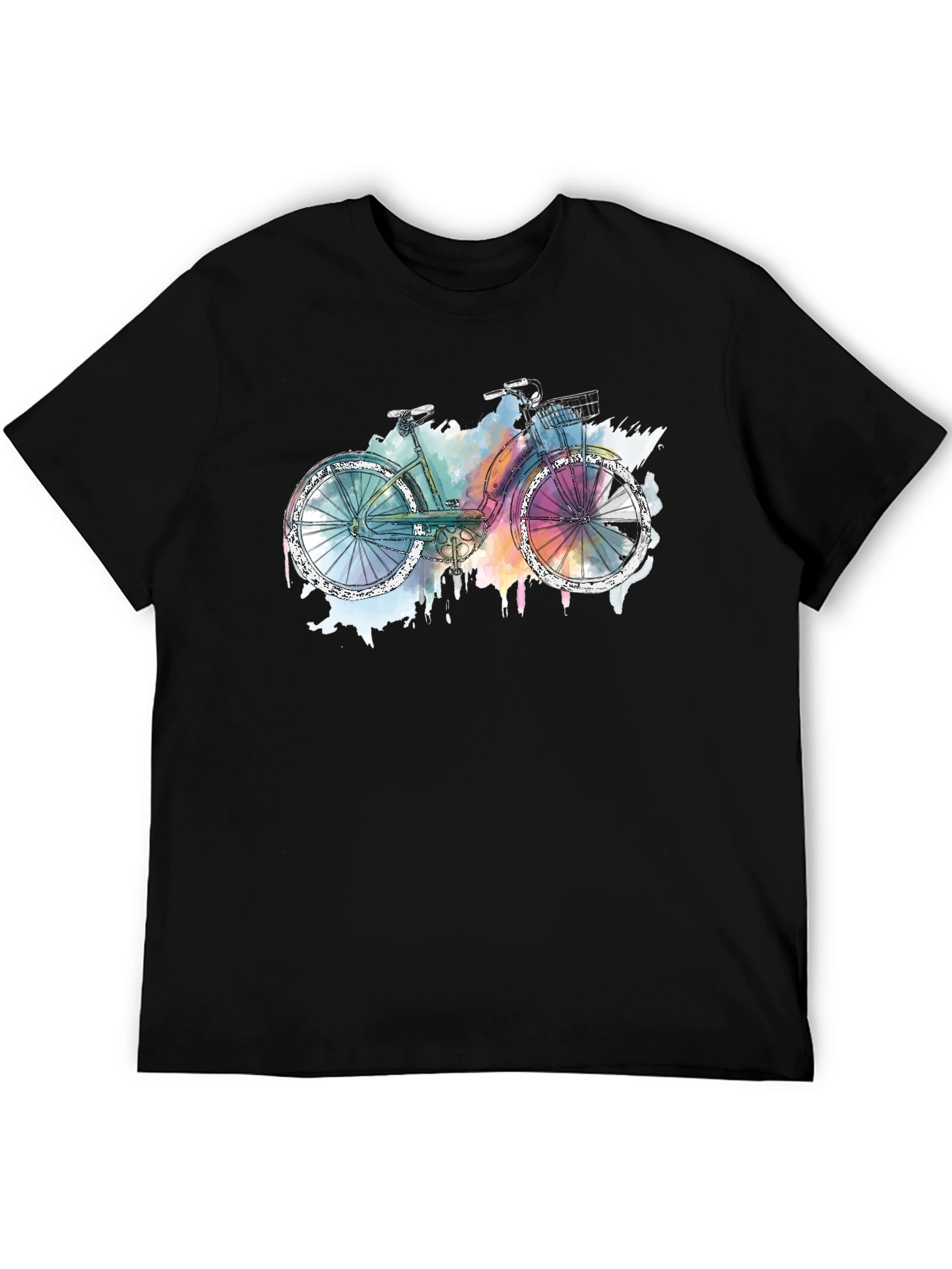Bicycle Graphic T-Shirt - Artistic Style