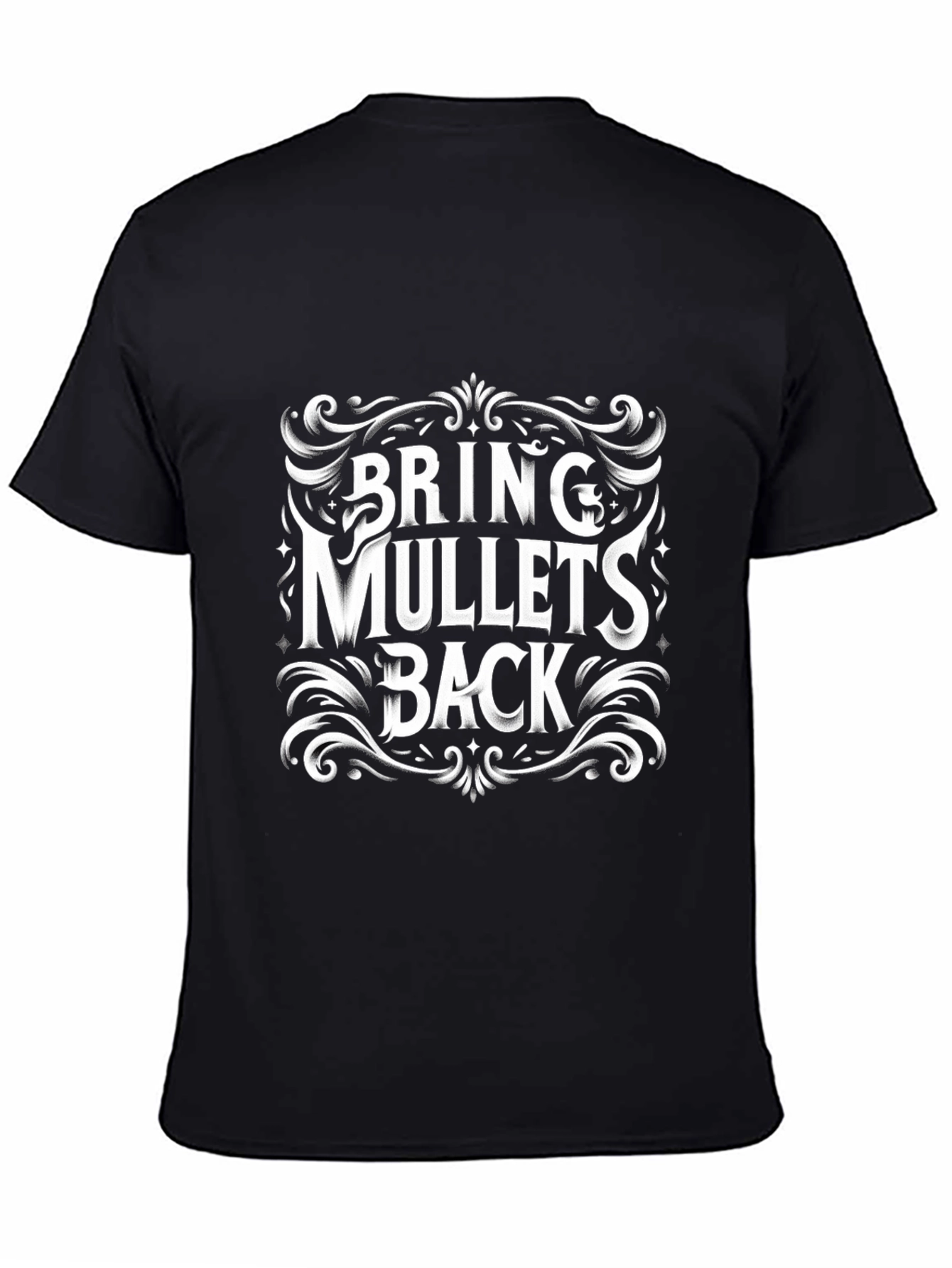 Bring Mullets Back Graphic Tee - Retro Style