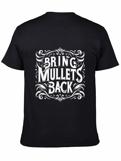 Bring Mullets Back Graphic Tee - Retro Style
