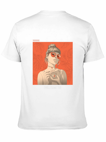 I Will Frame You Black Graphic Tee