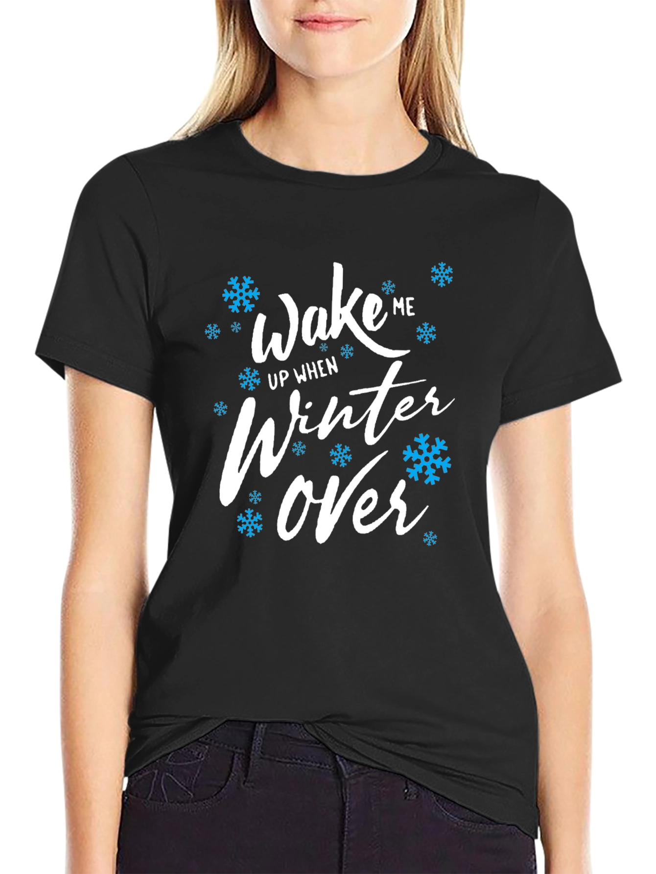 Wake Me Up When Winter Over Graphic Tee