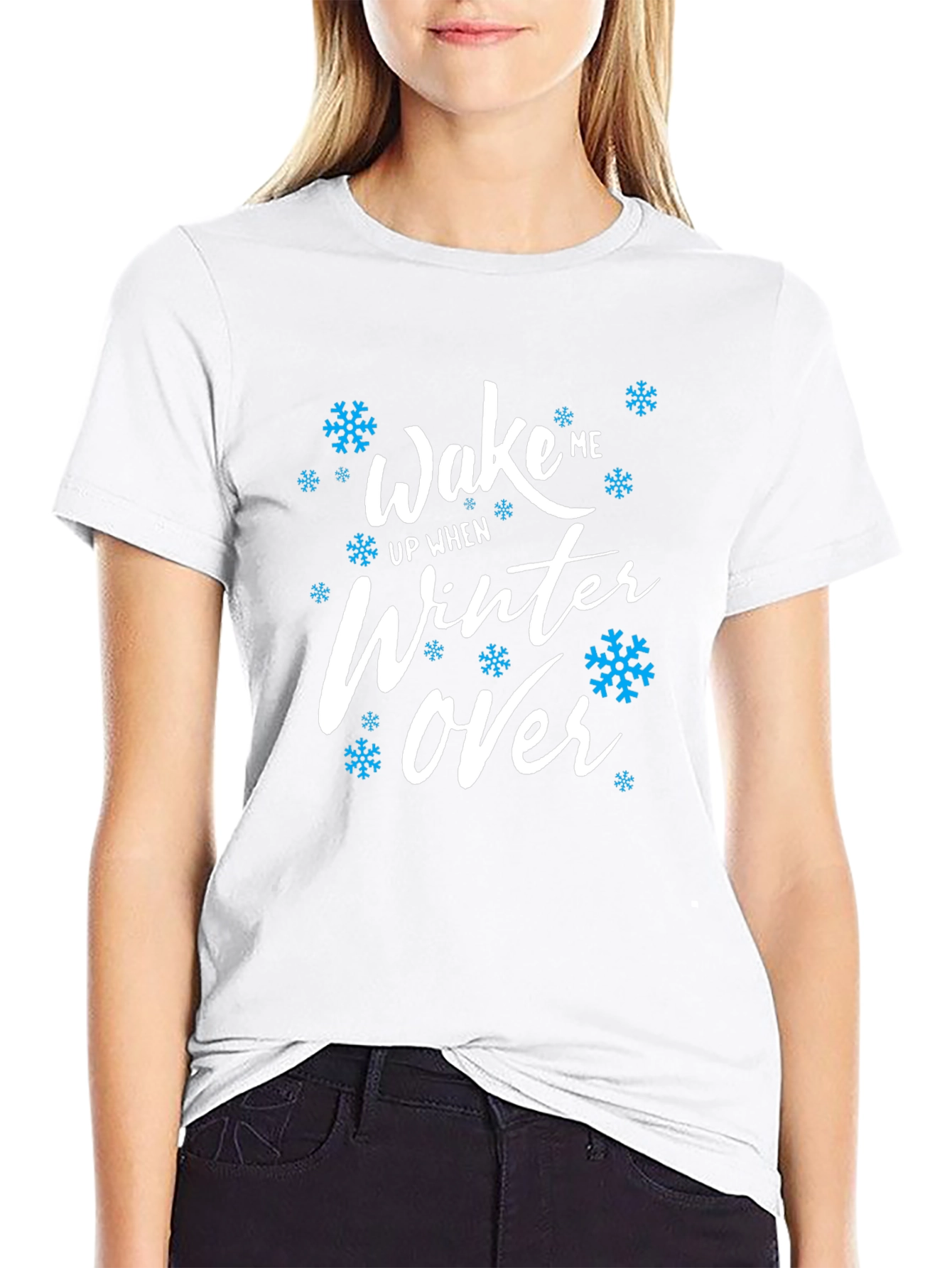 Wake Me Up When Winter Over Graphic Tee