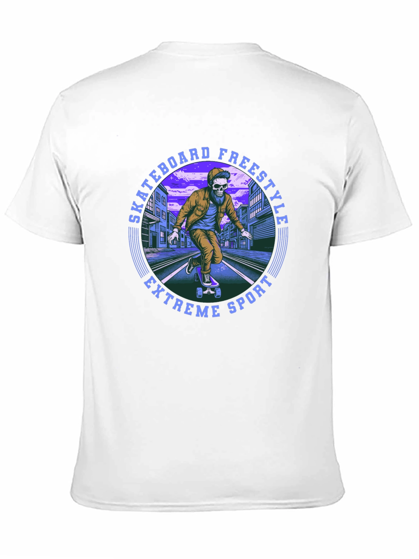 Skateboard Freestyle Graphic Tee - Extreme Sport