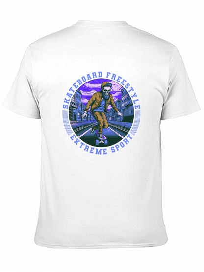 Skateboard Freestyle Graphic Tee - Extreme Sport