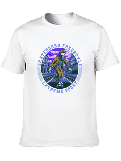 Skateboard Freestyle Graphic Tee - Extreme Sport