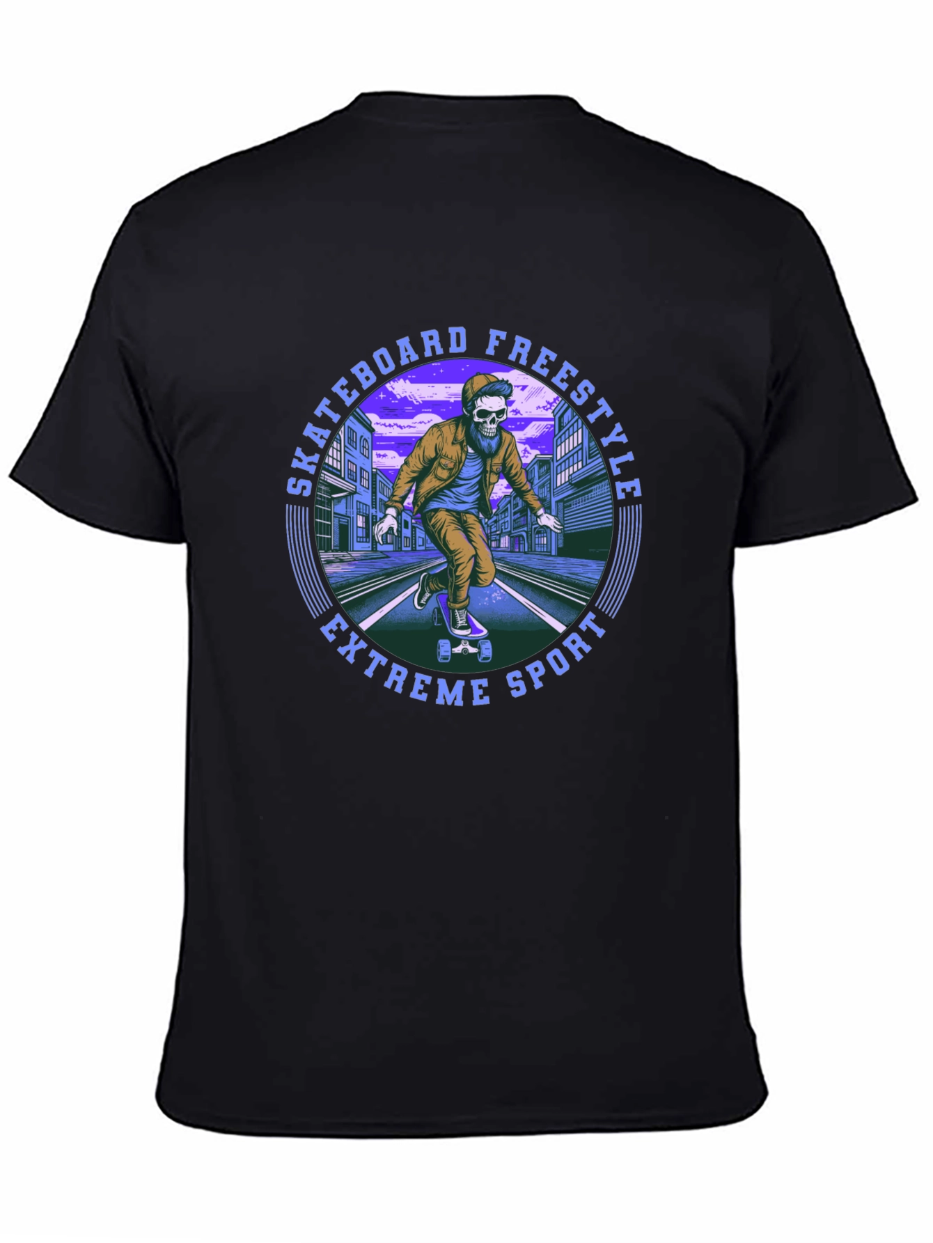 Skateboard Freestyle Graphic Tee - Extreme Sport