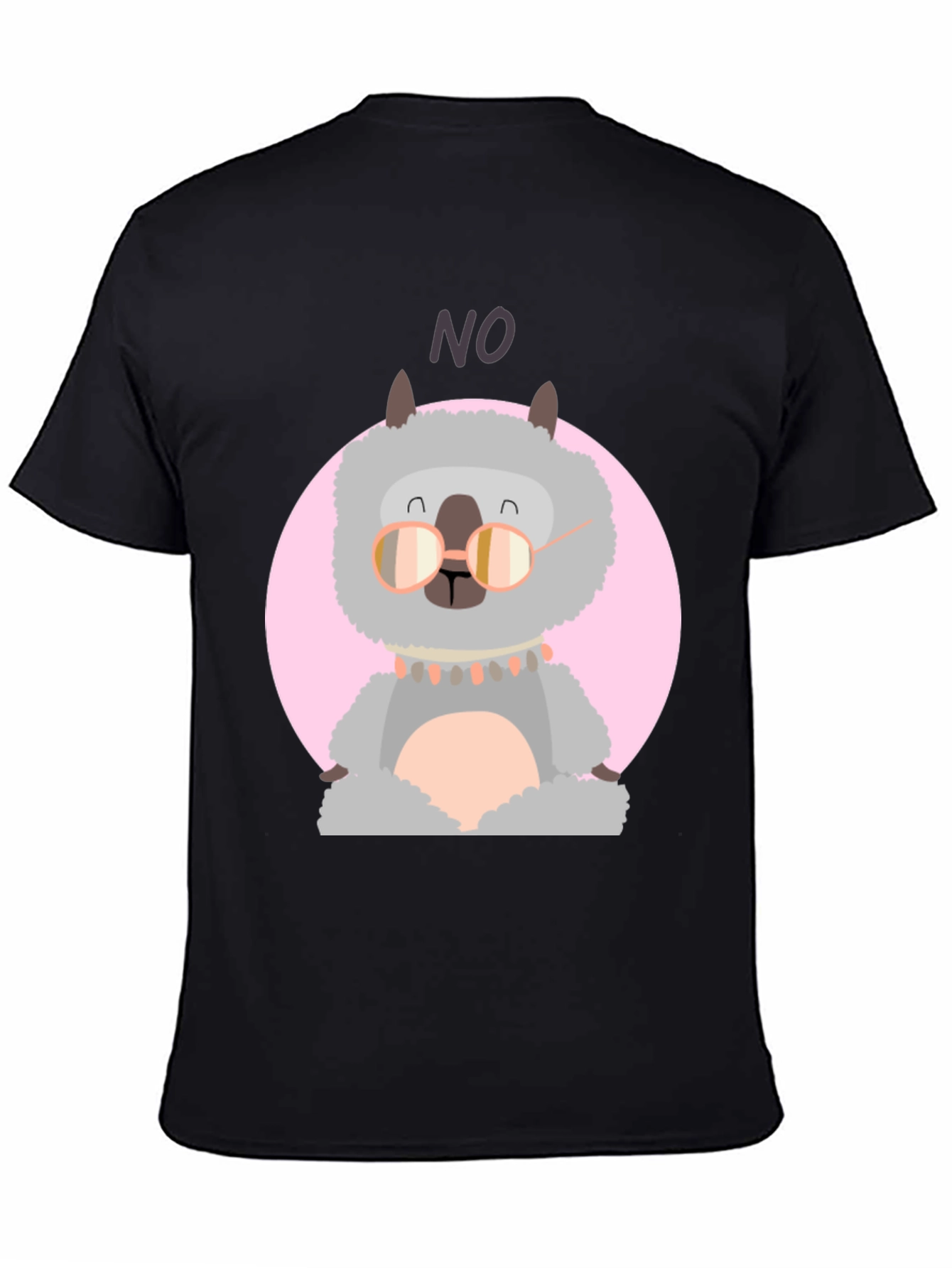 Llama No T-Shirt - Funny Alpaca Graphic Tee