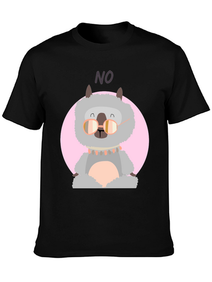 Llama No T-Shirt - Funny Alpaca Graphic Tee