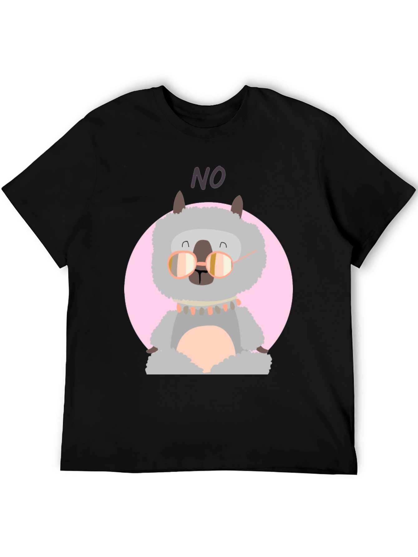 Llama No T-Shirt - Funny Alpaca Graphic Tee